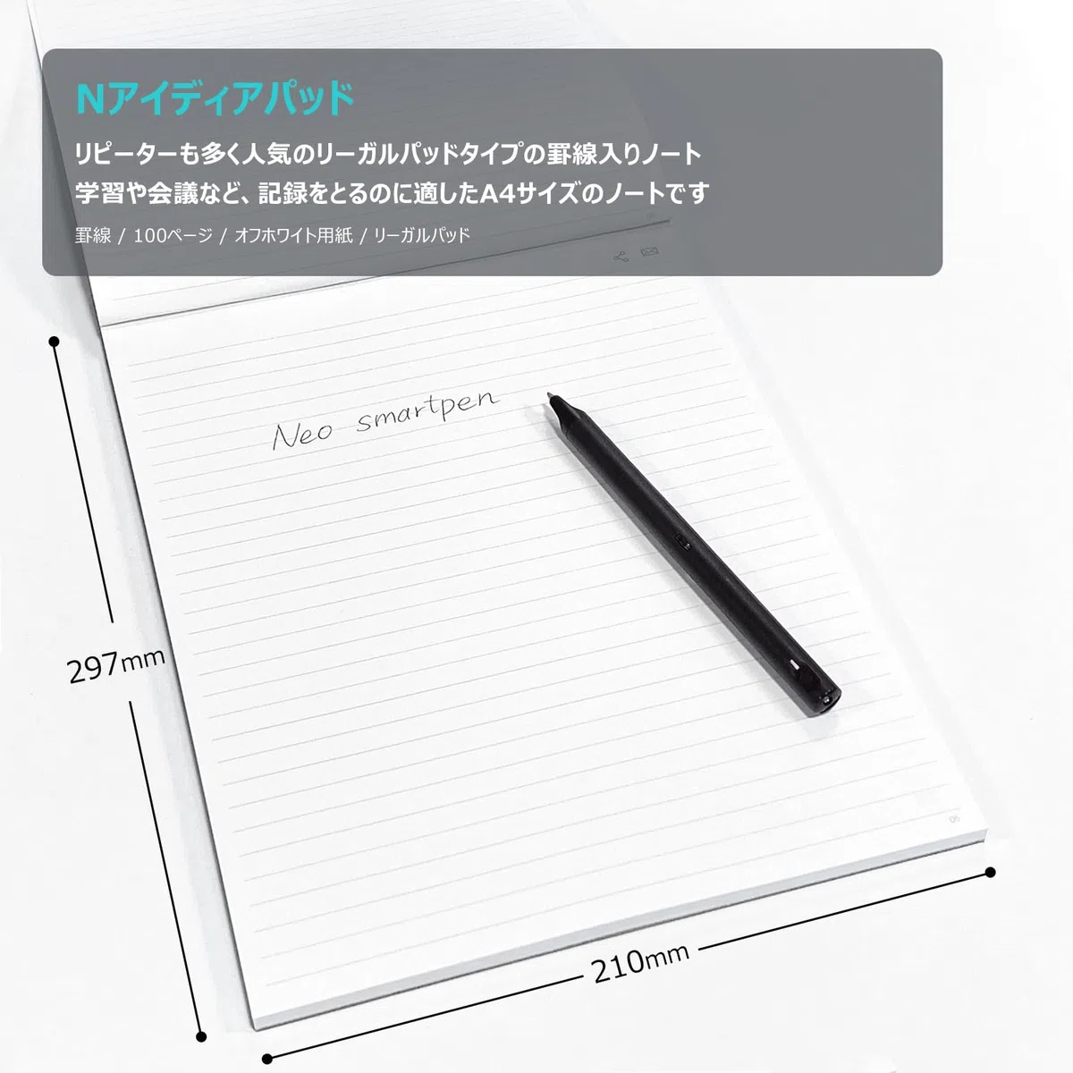 neoLab 5x Idea Pad liniert DIN A4