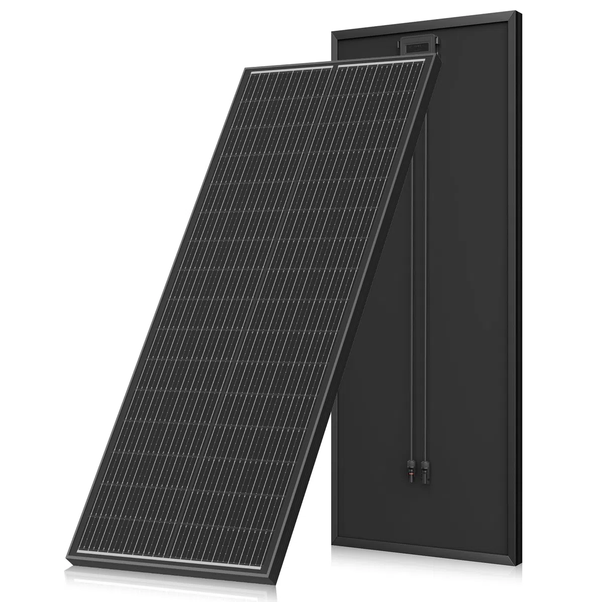 150W 12V Monokristallines Solarpanel, 150W Solarmodul Ideal zum Aufladen von 12V Batterien, für Wohnmobil, Garten, Camper, Boot und Dach des Hauses(Schwarz)