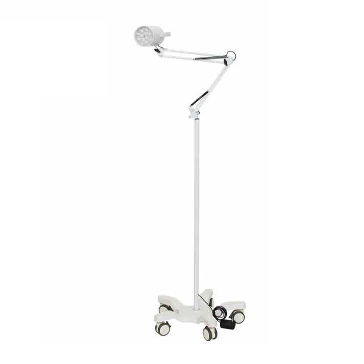 12 W Chirurgische LED Untersuchungslampe, Op Untersuchungsleuchte Mobile, 12 Loch Untersuchungslampe für Zahnärzte, mit Federlampenarm und Metalllampenschirm