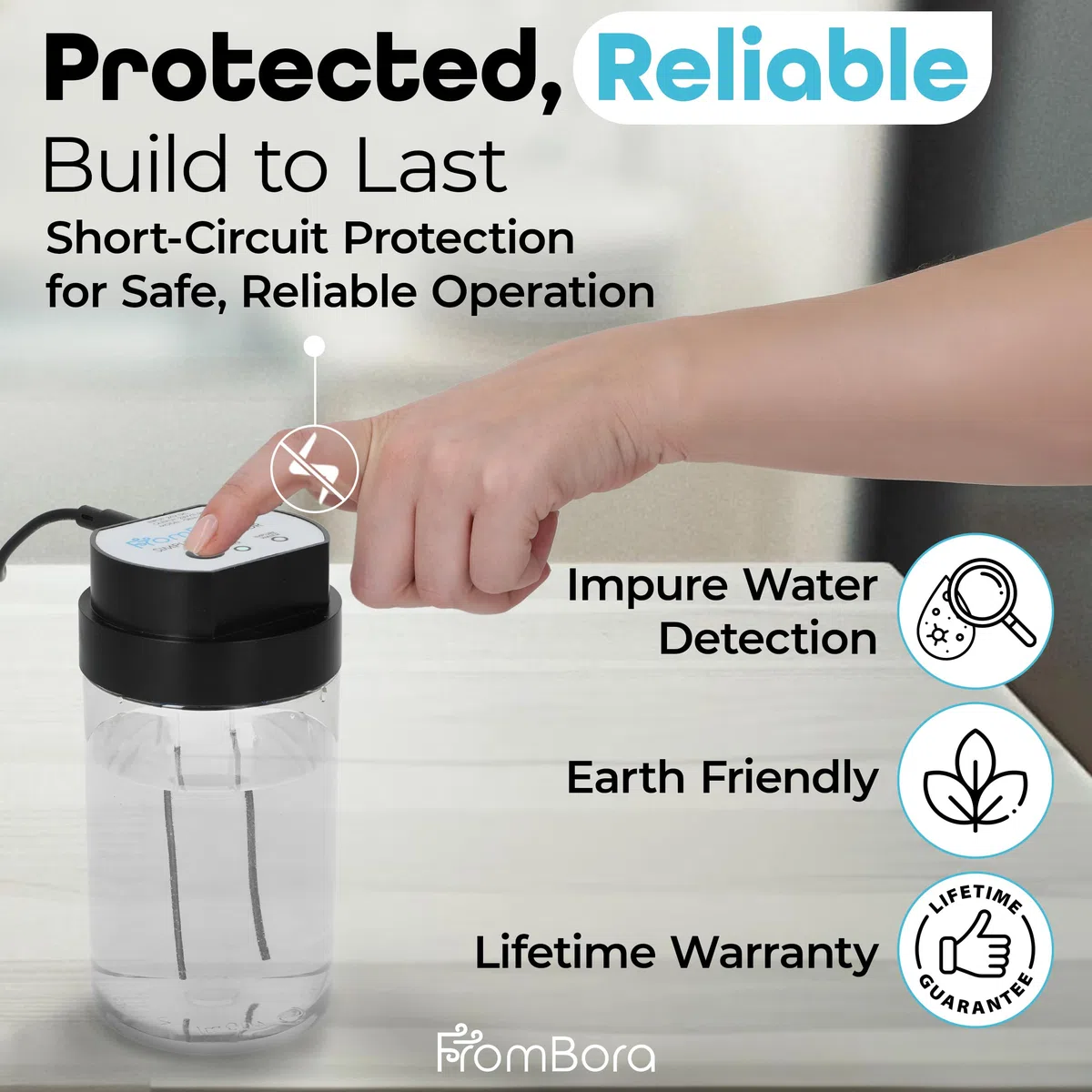 Kolloidales Silbergenerator-Kit - 99,99% reiner Silberdraht, TDS-Messgerät, Laser, Glas & Reisetasche - Konstantstrommaschine für echte Nanopartikel zu Hause