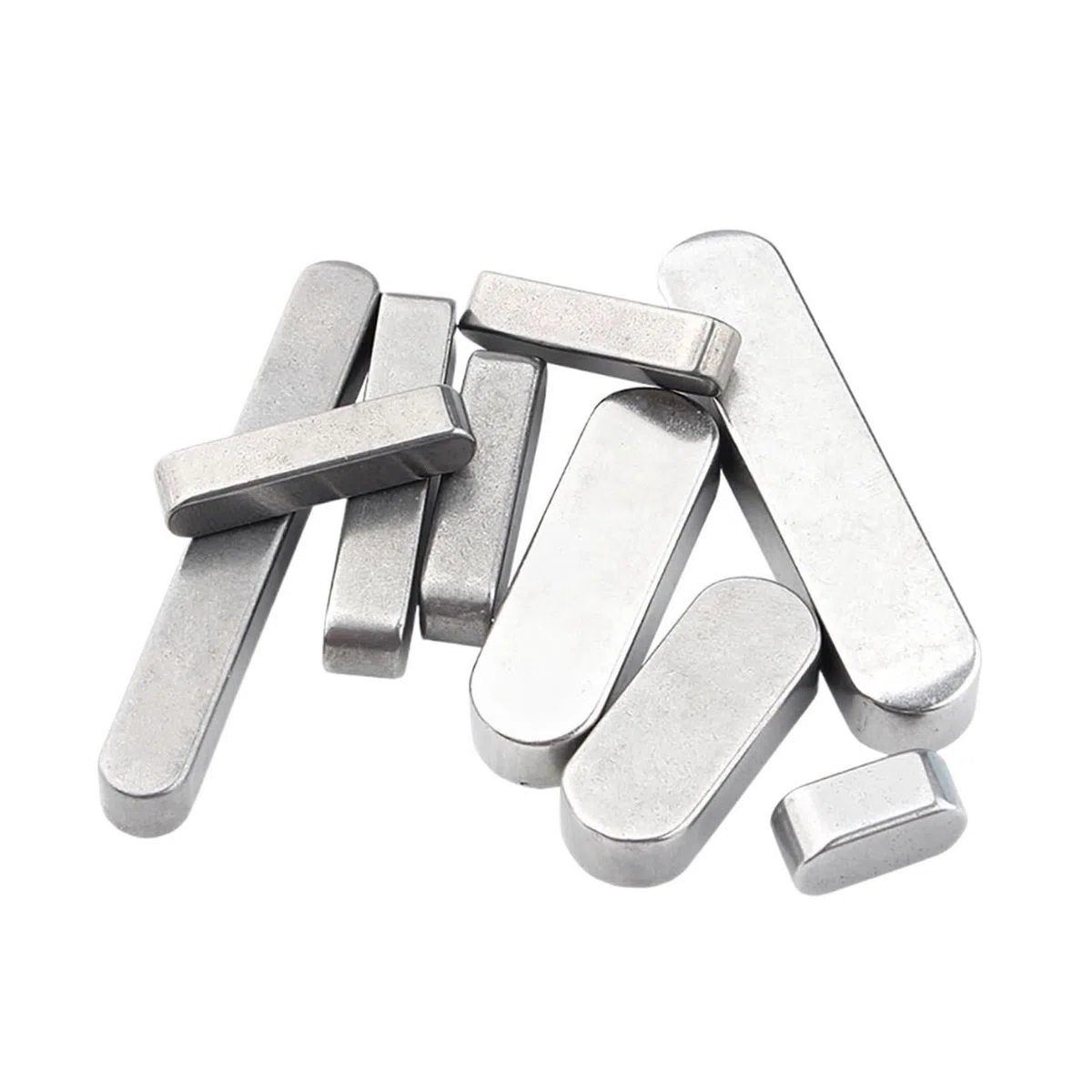 Dübeltreibwelle Parallelkeil, Passfeder, Parallelkeile, Edelstahl A2 304, 6 mm Breite, mehrere Längen, 10 Stück(14mm)