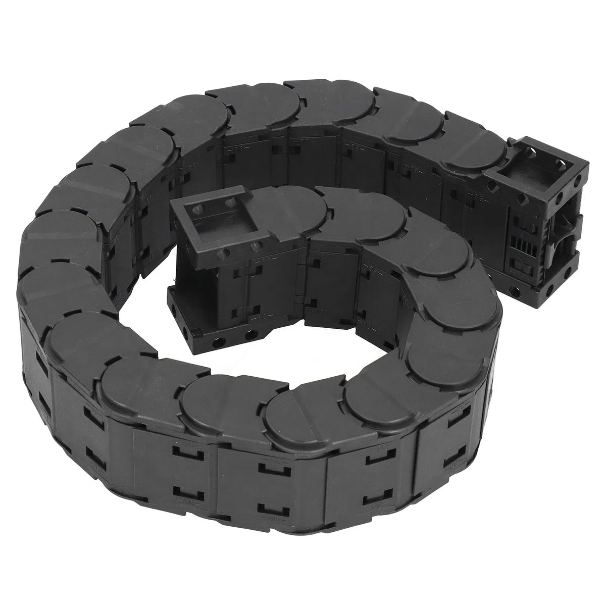 Schleppkette, Drahtträger, geräuscharme Schleppkette, vollständig geschlossene, geräuscharme Schleppkette, abnehmbare Baugruppe, Schleppkettenbaugruppe, (D20*50)
