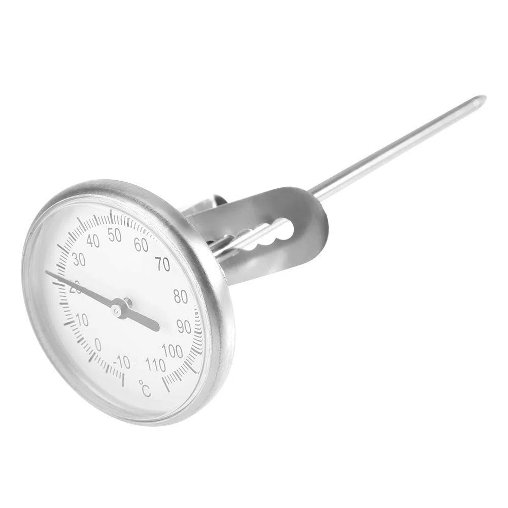 Instand Read Thermometer, 5,1 cm Zifferblatt, ideal für Kaffeegetränke, Schokoladen-Milchschaum