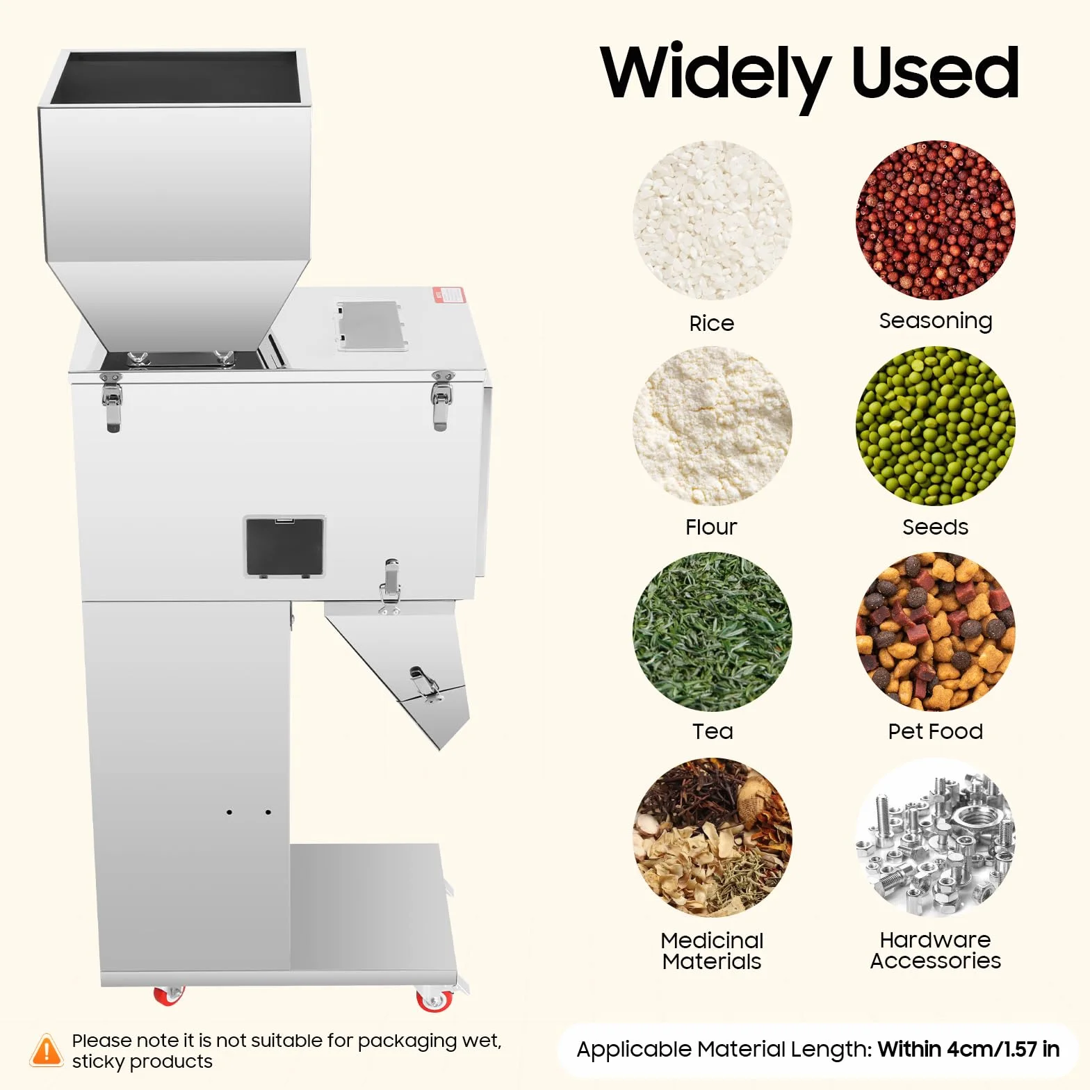 10-999g Automatisch Abfüllmaschine Wiegen Subpackage füllmaschine Verpackungsmaschine 200W