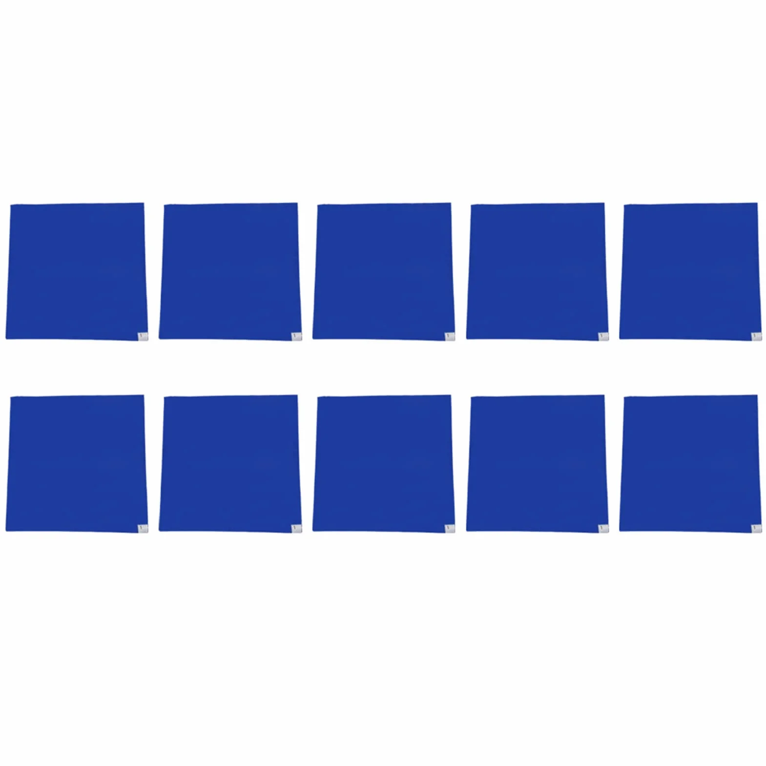 10 Stück Reinraum-Klebematte, Blau, 30 Schichten, Hochviskoser Klebstoff, 45,7 X 91,4 Cm, Einfach zu Verwenden, Entfernt Schmutz und Staub, für Labore