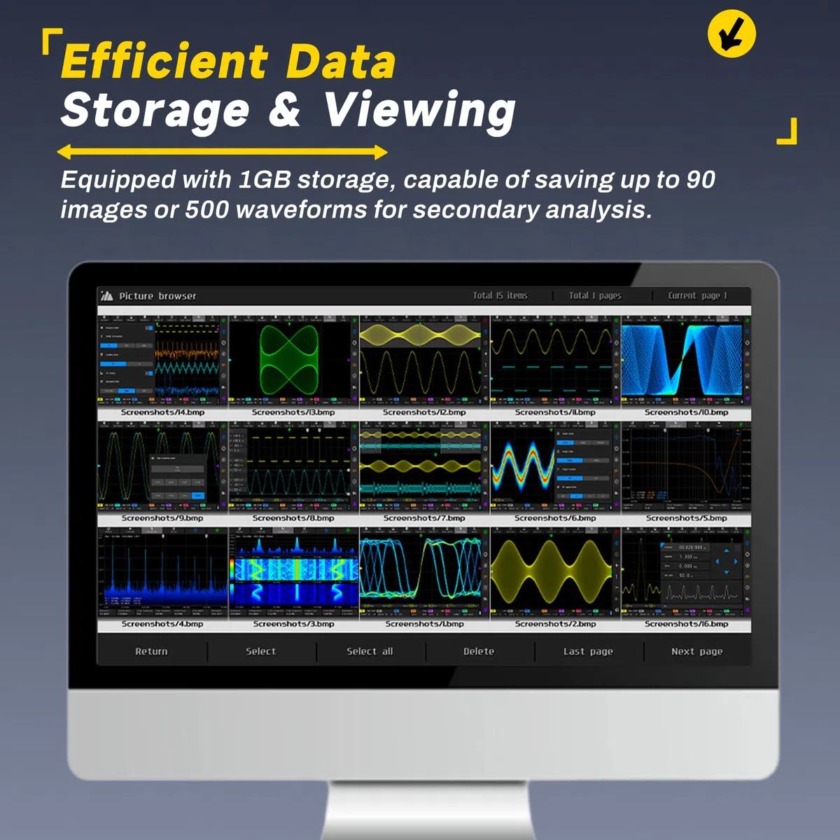 DEWIN Digitales Oszilloskop, DPOS350P 4-in-1 350mHz 1GSPS Tablet-oszilloskop Signalgenerator Spektrumanalysator Frequenzganganalysator
