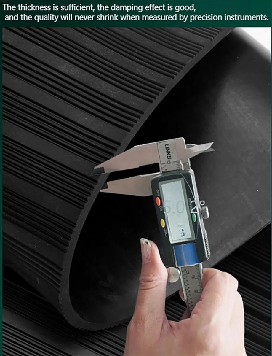 Silikon-Lötmatte, Umspannwerk Gummimatten Elektrische Isolierung Sicherheit Schwarz 60x(50-500) cm Gummi Blatt Bodenmatte(60x110cm)