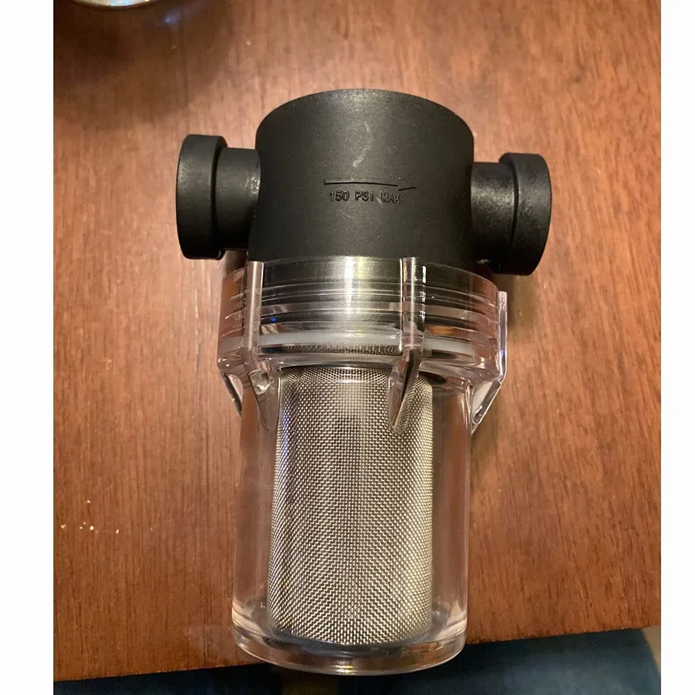 Saugfilter, Schlauchfilter 1 Stück Inline-Netzsieb, Wasserpumpenfilter, Bewässerungs-Pipeline-Filter mit hohem Durchfluss, Gartenanschlüsse(3/4")
