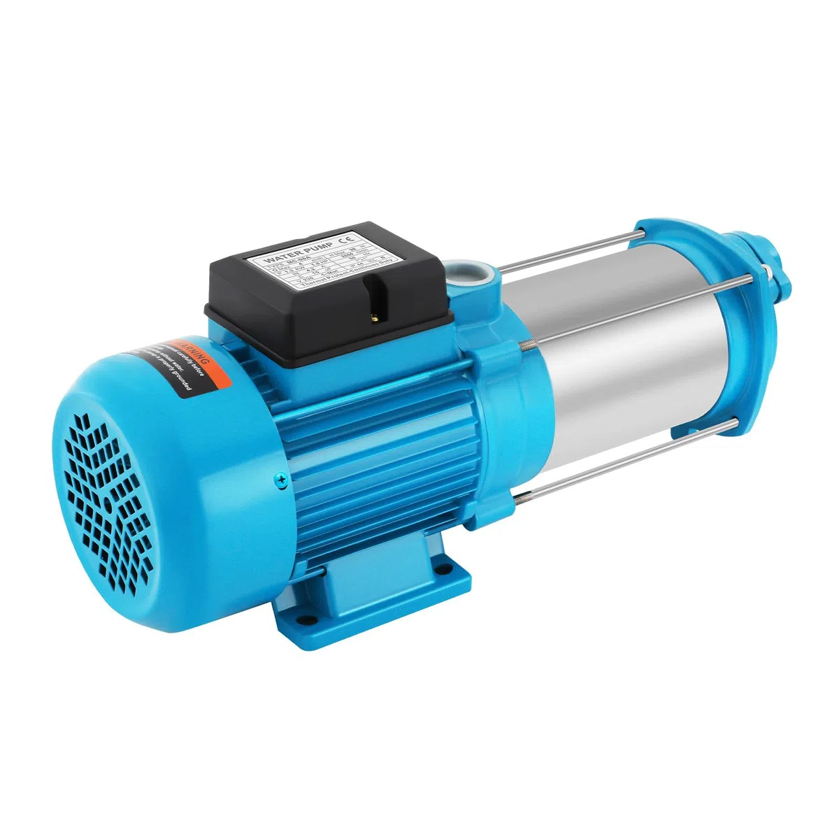 10 Bar Kreiselpumpe Selbstansaugend 1300W Gartenpumpe 100m/98m Förderhöhe Hauswasserwerk Selbstansaugend 4000 L/H Wasserpumpe 230V Kreiselpumpe für Bauernhöfen und Garten