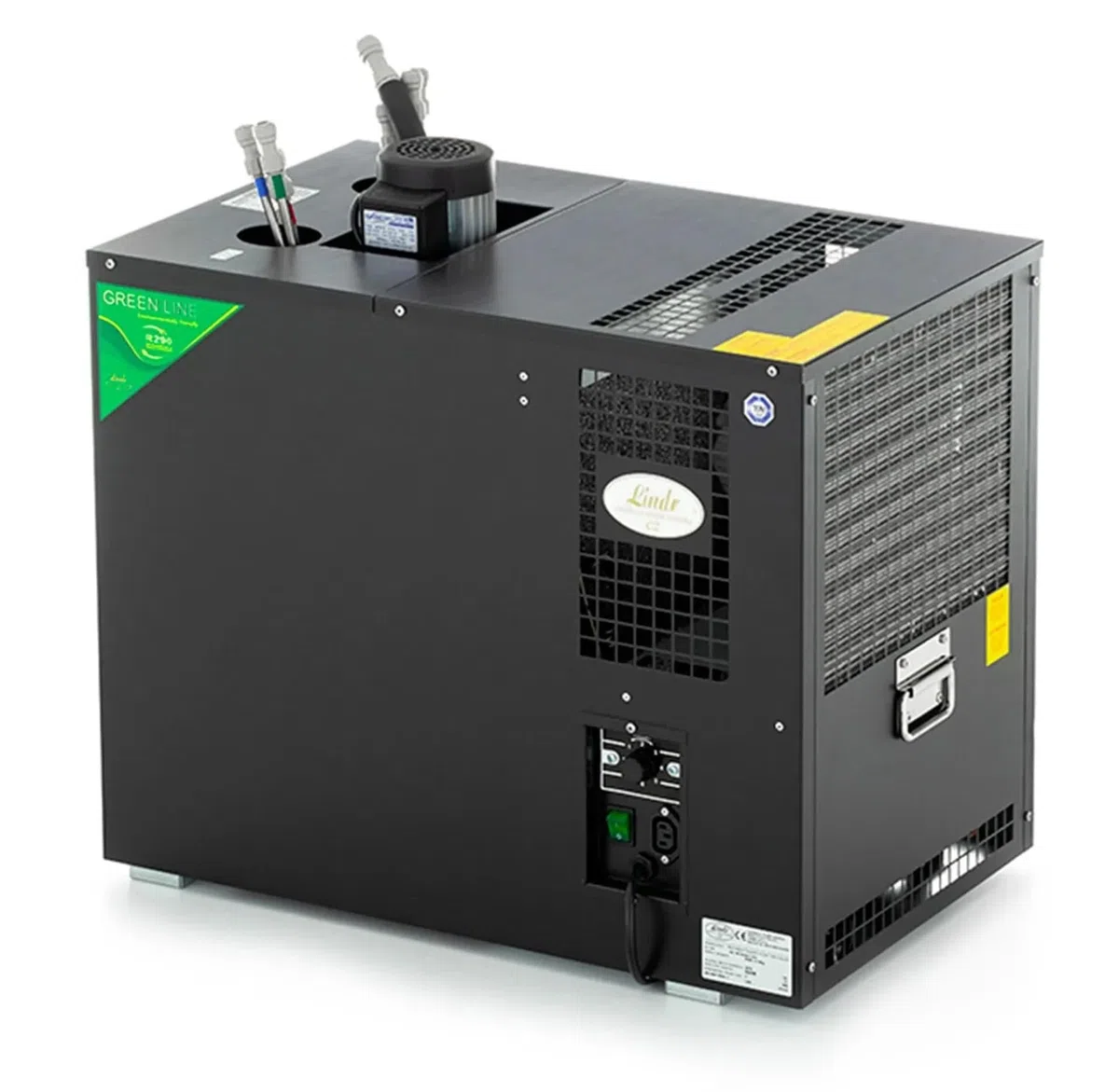 Zapfanlage AS-200 8-leitig Durchlaufkühler Bierzapfanlage Nasskühler Untertheke Green Line R290 200L/h Energieeffizient Lindr