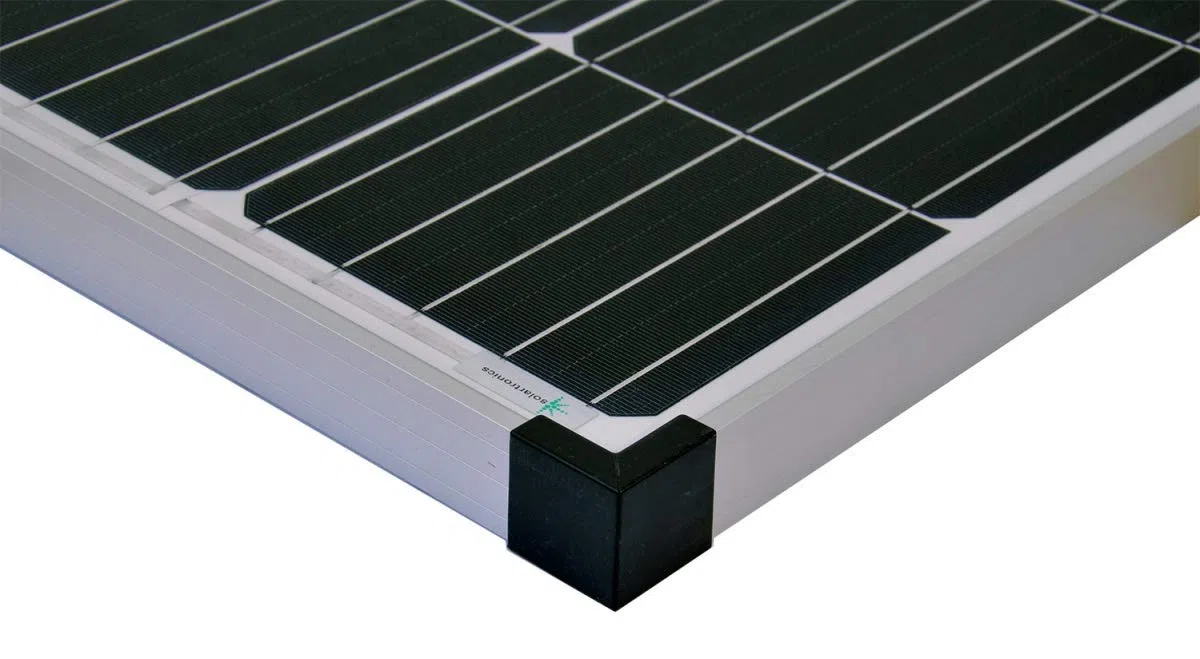 SOLARTRONICS Solar Set: 2x 130W monokristalline Solarmodul + 20A Laderegler blau + PV Kabel + Solarstecker Photovoltaik Inselanlage für Camping, Gärten
