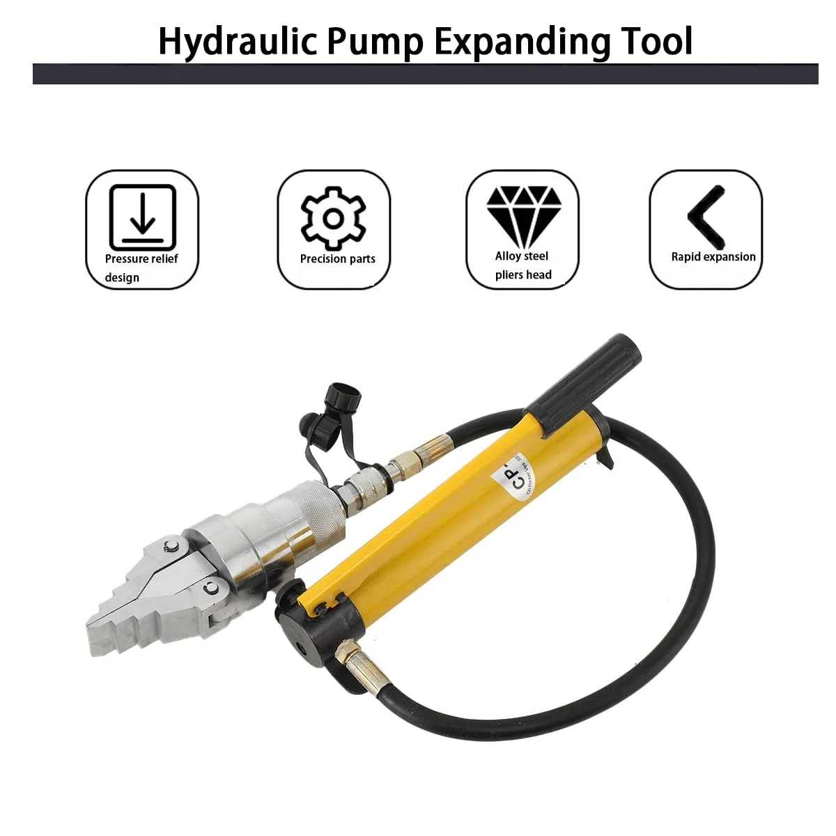 12T Hydraulik Flansch Spreizer Hydraulische Flanschspreizer Spreader Trenner und Pumpe für Wartung von Rohrleitungen und den Austausch von Flanschen, FYQ-55 Flanschexpander