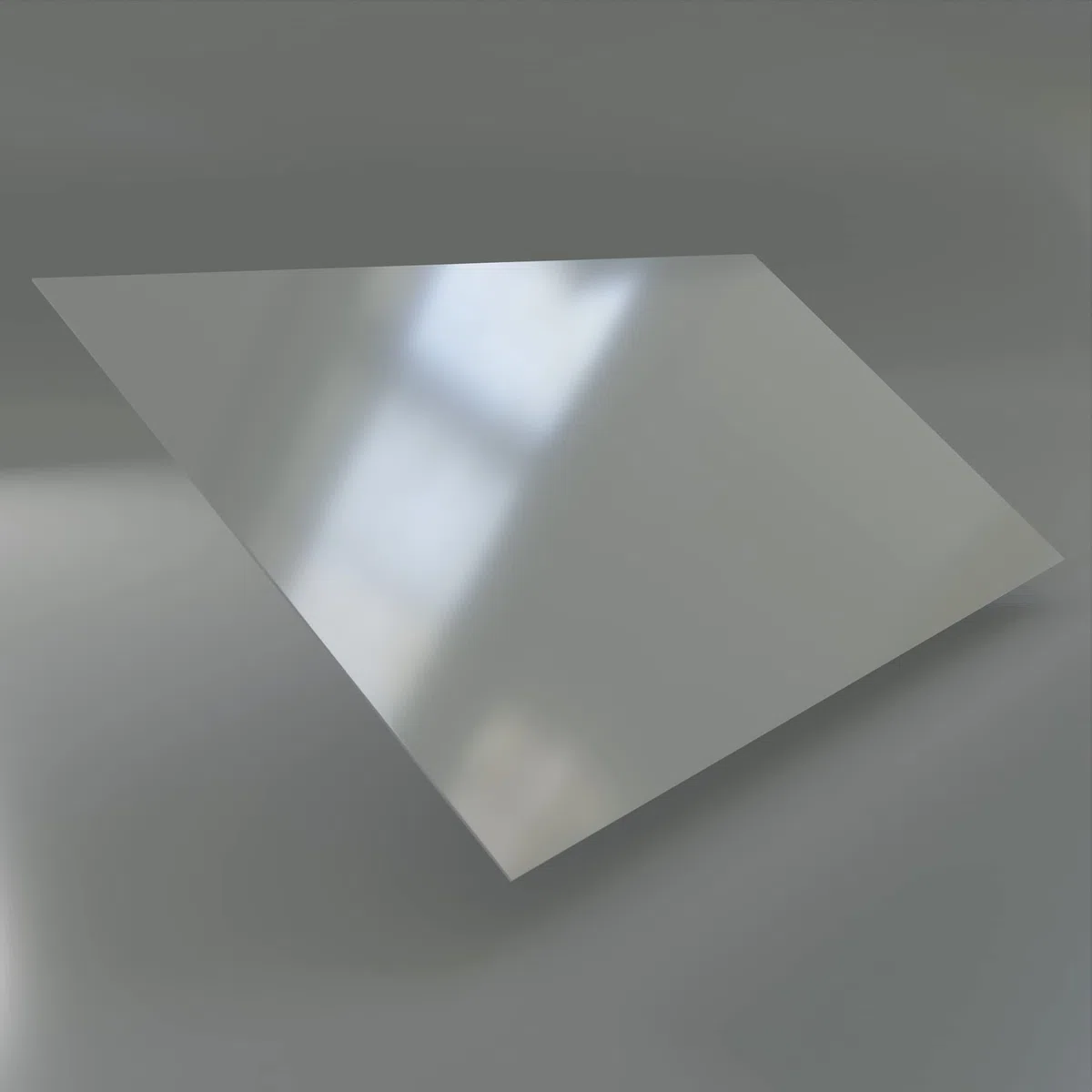 PVC Kunststoffplatte 2000x1000 mm - 1 Stück - seidenmatte PVC Platte, porenlos glatte Oberfläche - Kunststoffplatte 2mm hellgrau (RAL 7004) - leicht flexibel - (1 Stück - 200x100cm, 2mm hellgrau)