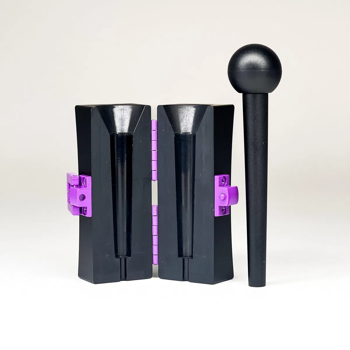 Purple Rose Supply Kompressions- und Verpackungswerkzeug | Präzisionsfüller für Schalen in Größe 1 1/4 – verbessert die Brenndauer und den Durchfluss | 3-Stufensystem: Komprimieren, einstellen
