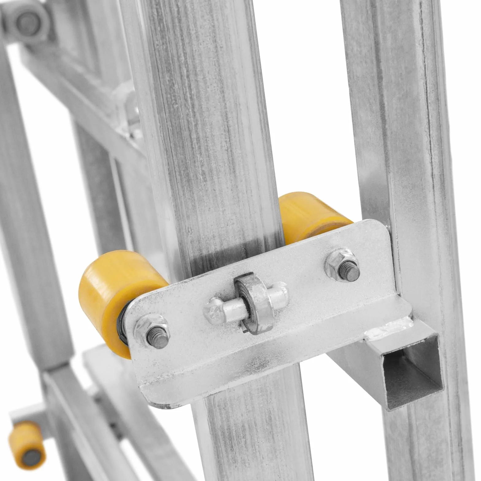 MSW Dachdecker-Aufzug 15 m bis 200 kg 1500 W 12 m/min 150 x 70 cm auch für Flachdach kabelgebundene Fernbedienung (5 m) Bauaufzug Leiterlift Leiteraufzug Dachaufzug