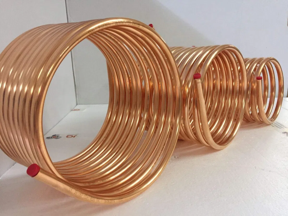 Kupferrohrspirale 12x1mm weich aus 10m mit Ø ca. 30cm (Kupferrohrspirale)