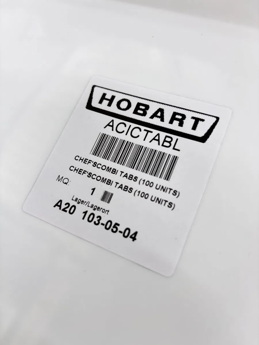 Hobart ITW Cleaning Tabs, Reinigungstabletten für Kombidämpfer mit Automatischem Reinigungssystem, Salm Gastro, 100 Stück