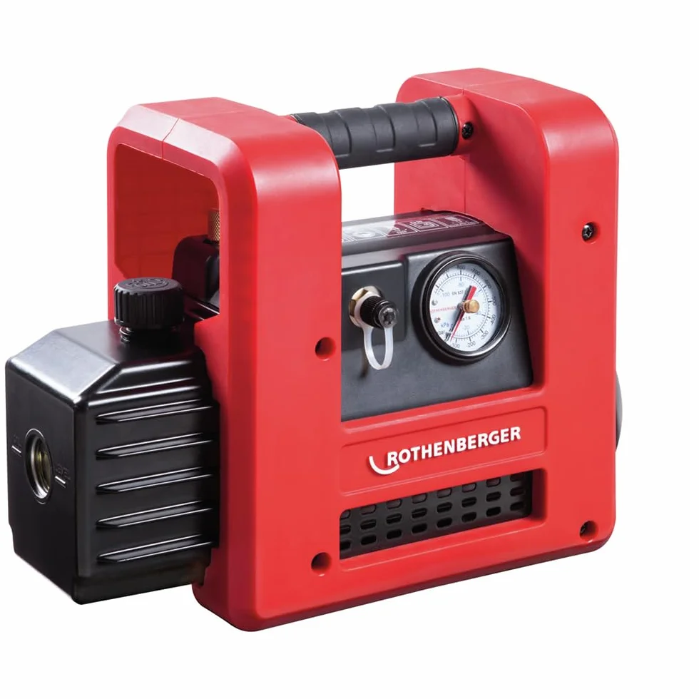 ROTHENBERGER ROAIRVAC R32 1.5 Zweistufige Drehschieberpumpe, 0-42 l/Min, 230V, 50/60Hz | 1000002399 | Vakuumpumpe