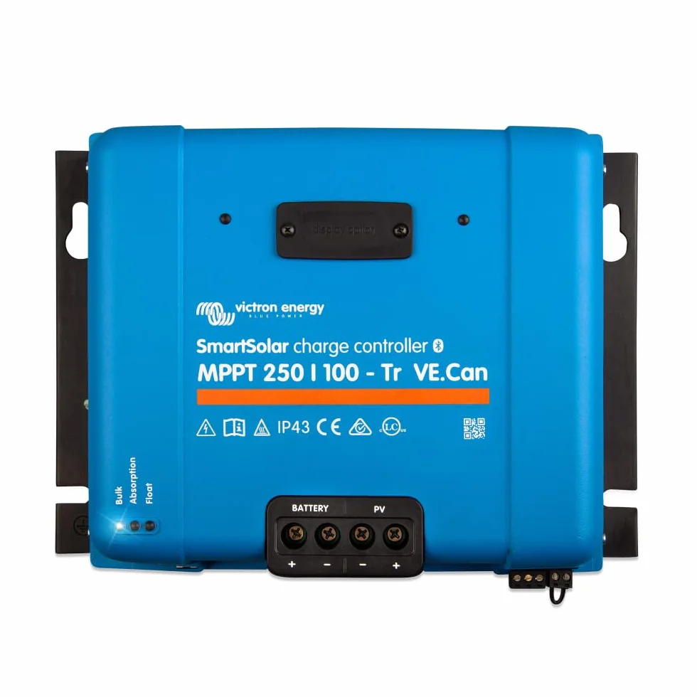 Victron Energy SmartSolar MPPT TR VE.Can 250V 100 Amp 12/24/36/48-Volt Solar Laderegler (Bluetooth)