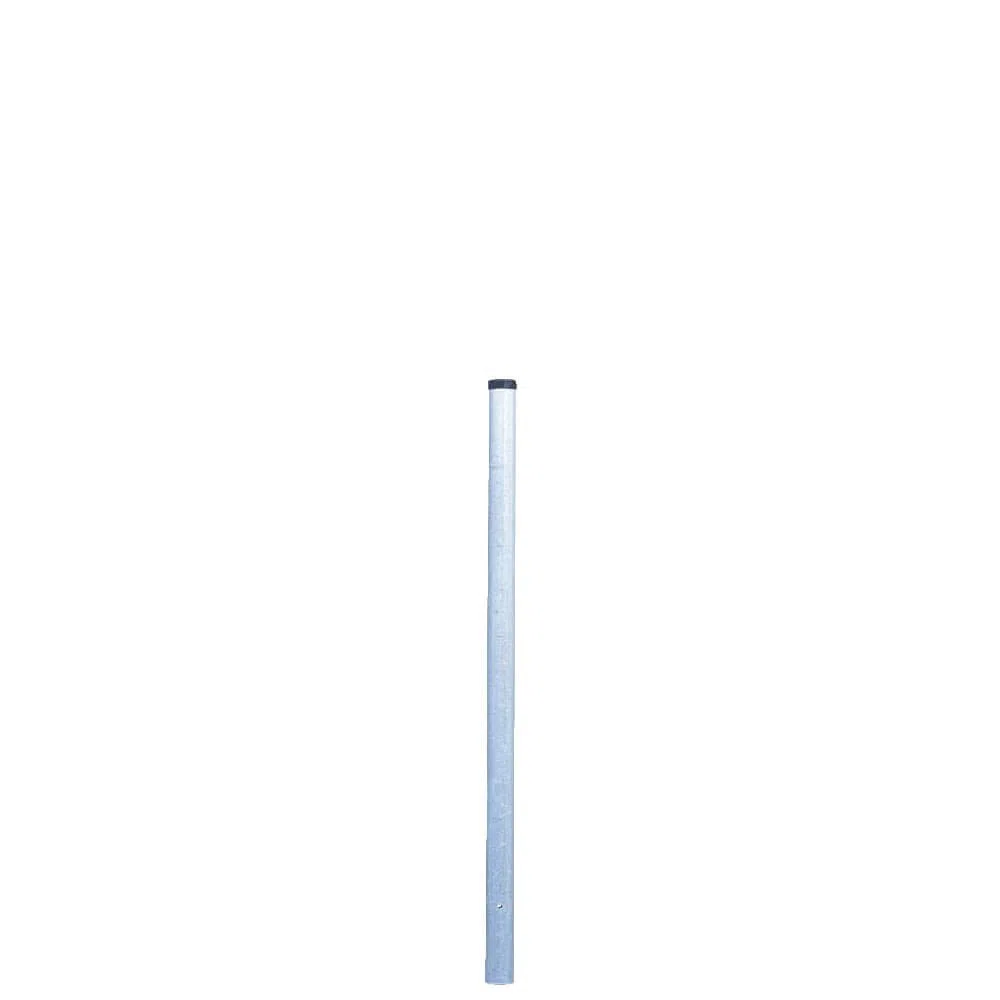 Rohrpfosten zum Einbetonieren, Ø 7,6 cm, Länge 2,5 m, aus Stahl, 2 mm Wandstärke aus Stahl, Kunststoff, Art.-Nr. 40958 | Schilder Pfosten | Stahlrohrpfosten