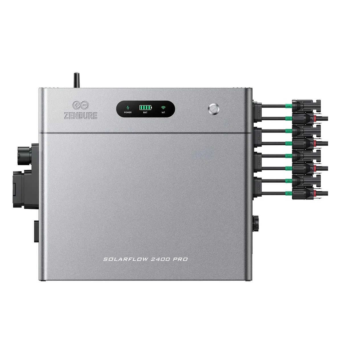 Zendure SF2400 Pro - Balkonkraftwerk mit Speicher 2400W Bidirektionaler AC-Ausgang, Solarspeicher für Balkonkraftwerk mit 4800W PV-Eingang (3000W DC + 1800W AC), Eweiterbar von 16,8kWh, Plug & Play