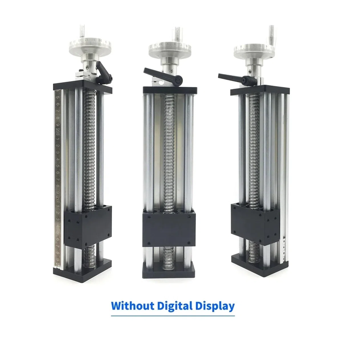 Linearführungsschienen-Set, Werkbank-Linearführung, Manueller Schiebetisch, 100–500 Mm Hub, Kugelumlaufspindel, SFU1204, Handrad, Lineare Bühne, CNC-Tischkreissäge(50MM Stroke)