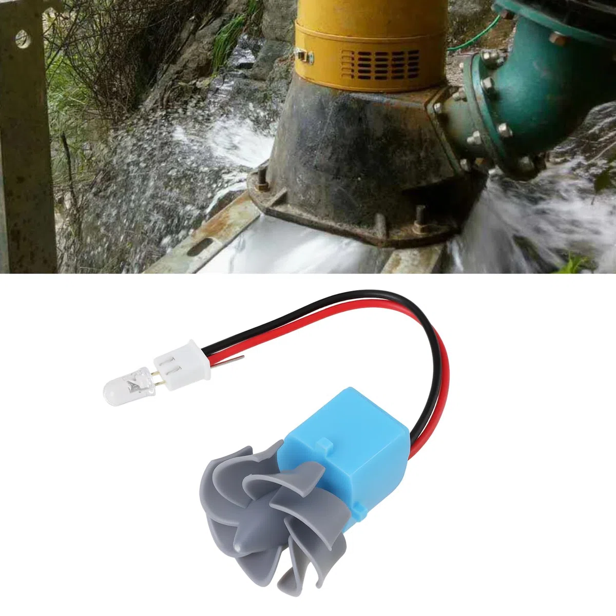 1 Pack Wasser Turbinen Generator Kit Kompatibel mit stem Lehrplan Kompatibel mit Wissenschaftsmesse Projekten