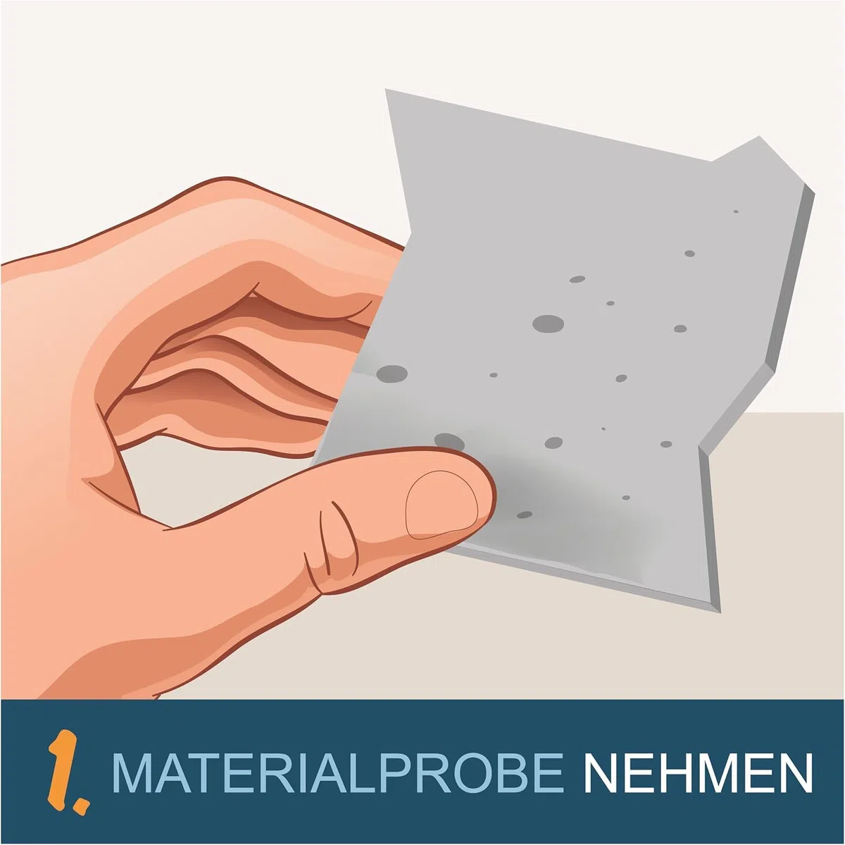 IVARIO Asbest-Test Raumluft im Fachlabor + Probenahme-Asbest-Schutz-Set. Größe M