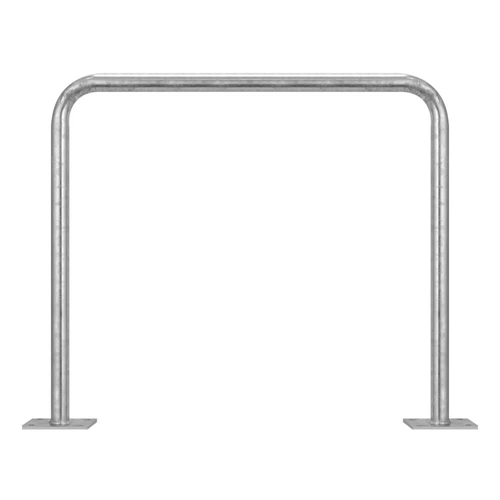 ROBUSTO BIGPACK 5x Wegesperre, fvz, aufdübeln, Stahl, Ø 4,2 cm, 90 x 80 cm, Art.-Nr. 608818 | Anlehnbügel | Fahrradanlehnbügel | Fahrradbügel