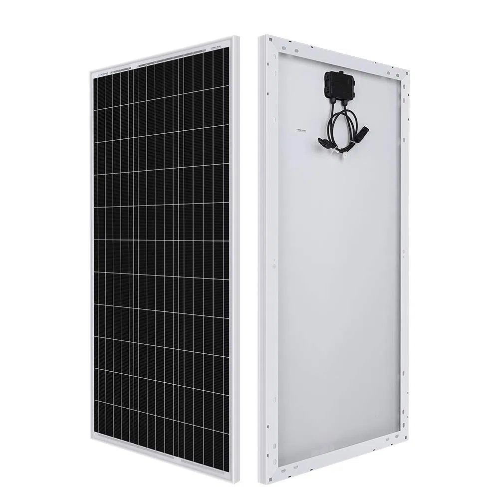 Renogy 12V 500Wh Solaranlage, Inselanlage Solar Set mit 100W 12V Monokristallin Solarmodul, 12V 20A MPPT Solarladeregler, Kabeln und Halterungen für Garten, Balkon, Camper, RV und Wohnmobil