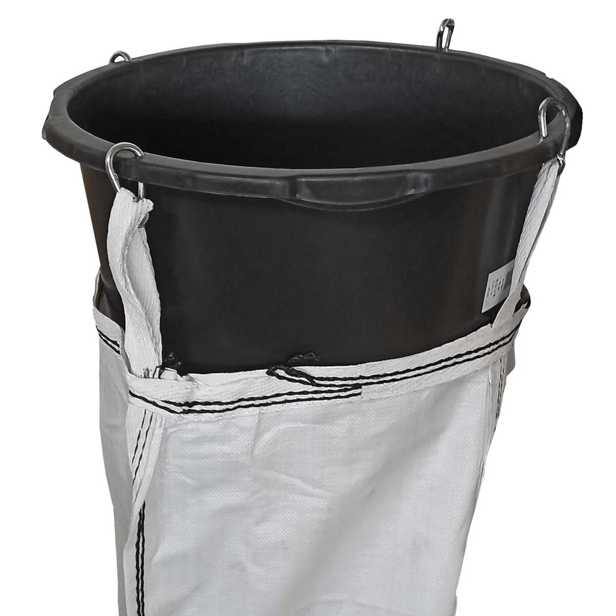 Scorprotect® Schuttrutsche Bauschuttrutsche 12 m flexibel mit Einfülltrichter, 20x Flachsäcke und Zubehör