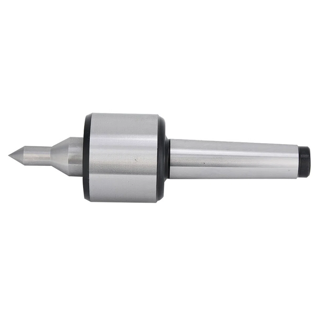 CHICIRIS MT3 Zentrierspitze mit Laufender Spitze MT3 Drehbare Spitze aus Kohlenstoffstahl Mitlaufende Drehmitte Mitlaufende Spitze MT3 Kegelspitzen 60 Grad Rollkorn 0,000197 CNC-Werkzeug