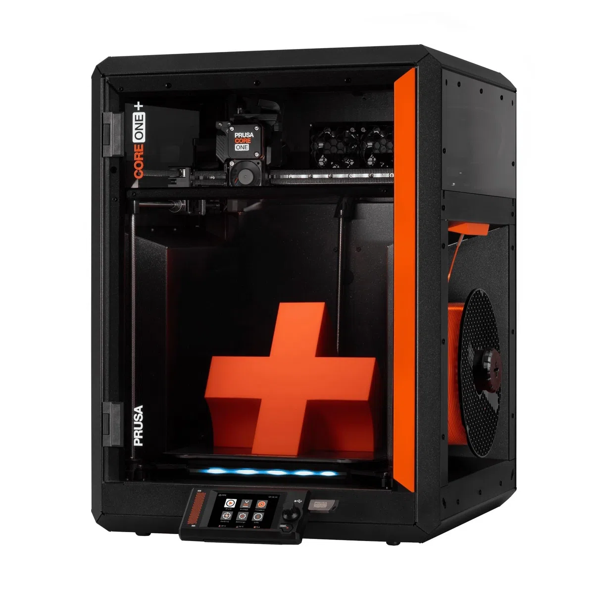 Original Prusa CORE One+ FERTIG MONTIERT – CoreXY High-Speed Profi-3D-Drucker für Hobby & Industrie Vollverkleidet mit aktiver Temperaturregelung Offline-Modus & 25x22x27cm Bauraum