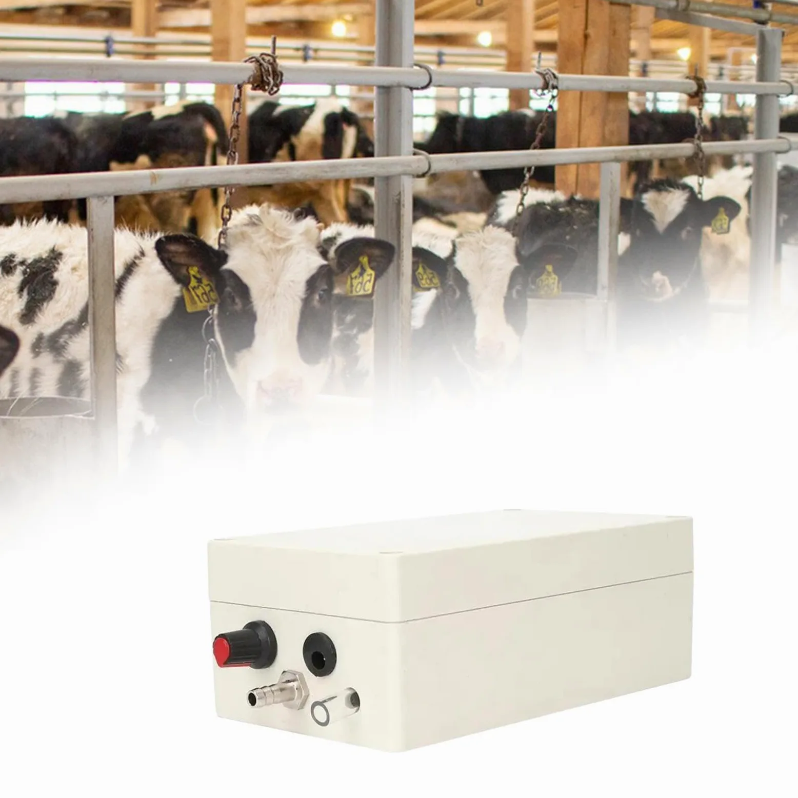 Melkwirtsmaschine, Vakuumpumpe, Langlebige Stabile Geschwindigkeit, Einstellbare Schafmelkmaschine, Melkgerät für Pferde, Vieh, Schafe, Elektrisch