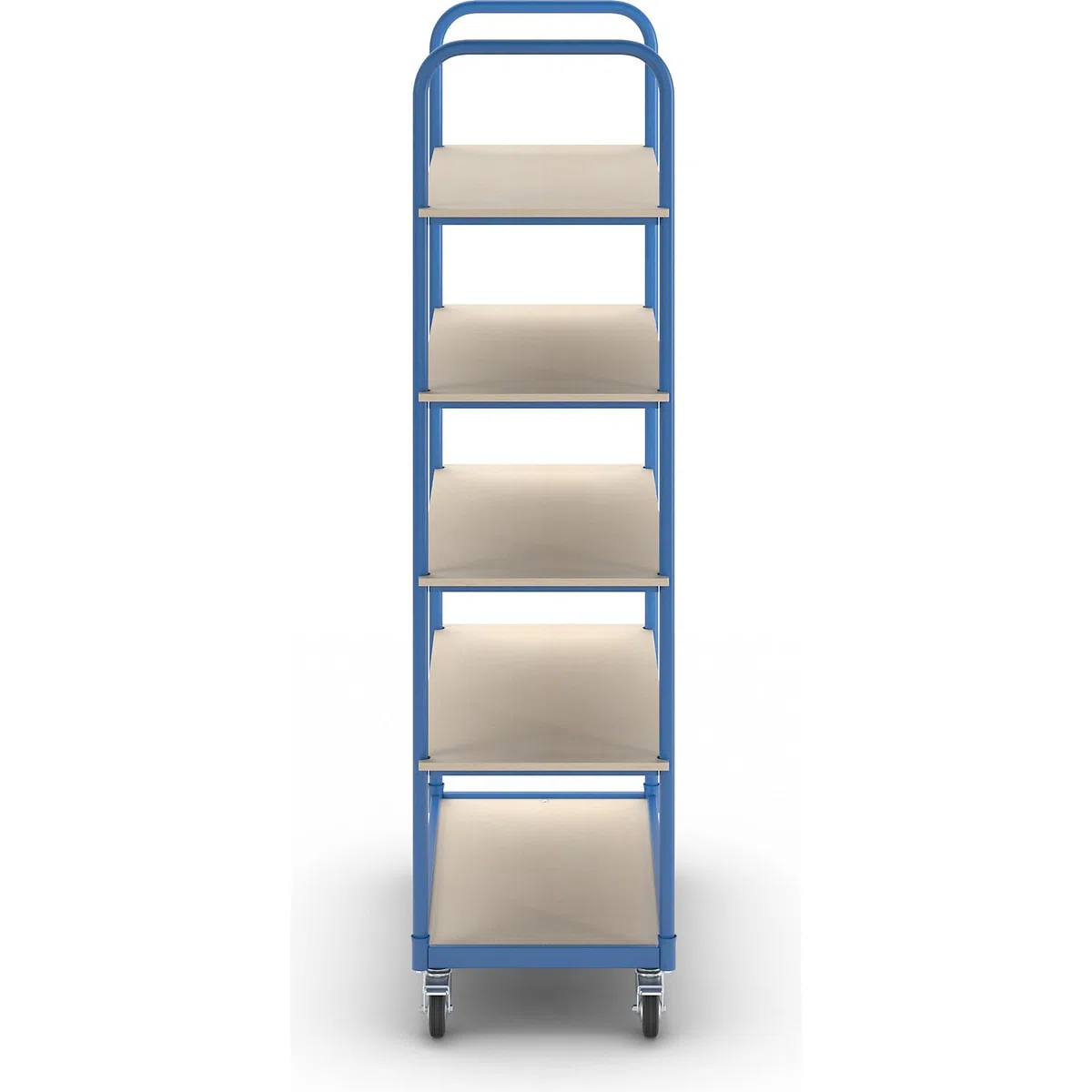 eurokraft | Etagenwagen | 5 Etagen | Ladeflächen-LxB 1050 x 475 mm