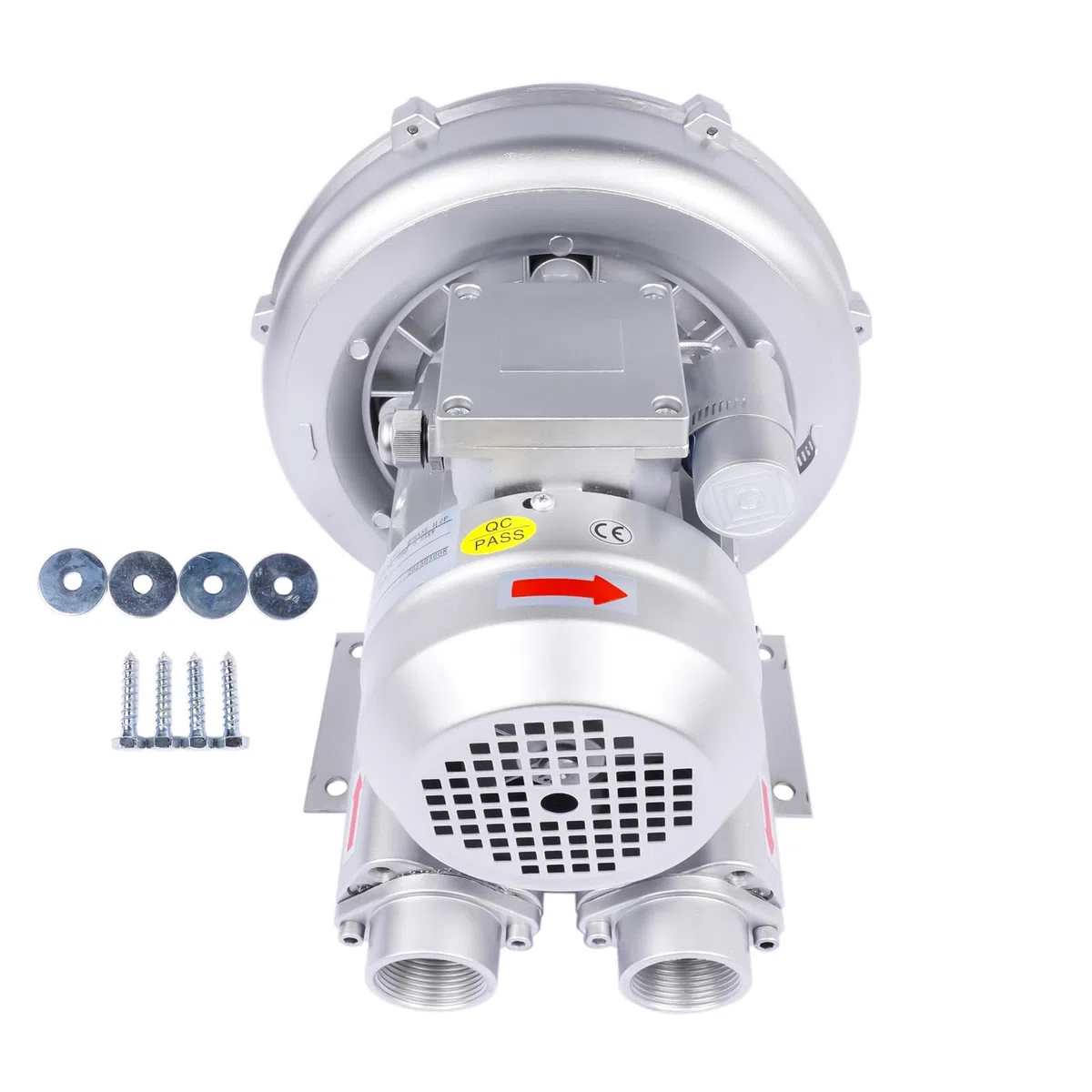 Bisenya Seitenkanalverdichter Seitenkanalgebläse 0.55KW 230V 100m³/Std 120 Druck mbar