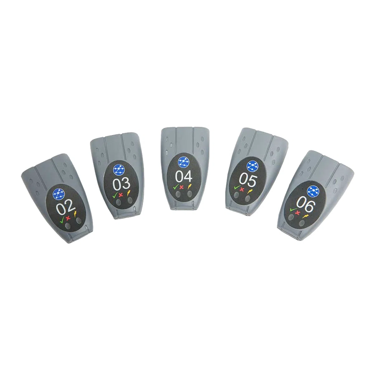 TREND Networks | 150059 | LanXPLORER Pro aktives Remoteadapter-Kit # 2-6 | Zzur Verdrahtungsprüfung | Passend für LanXPLORER, NaviTEK und SignalTEK 1G | LED-Anzeige für PASS/FAIL-Bewertung | 5er-Set