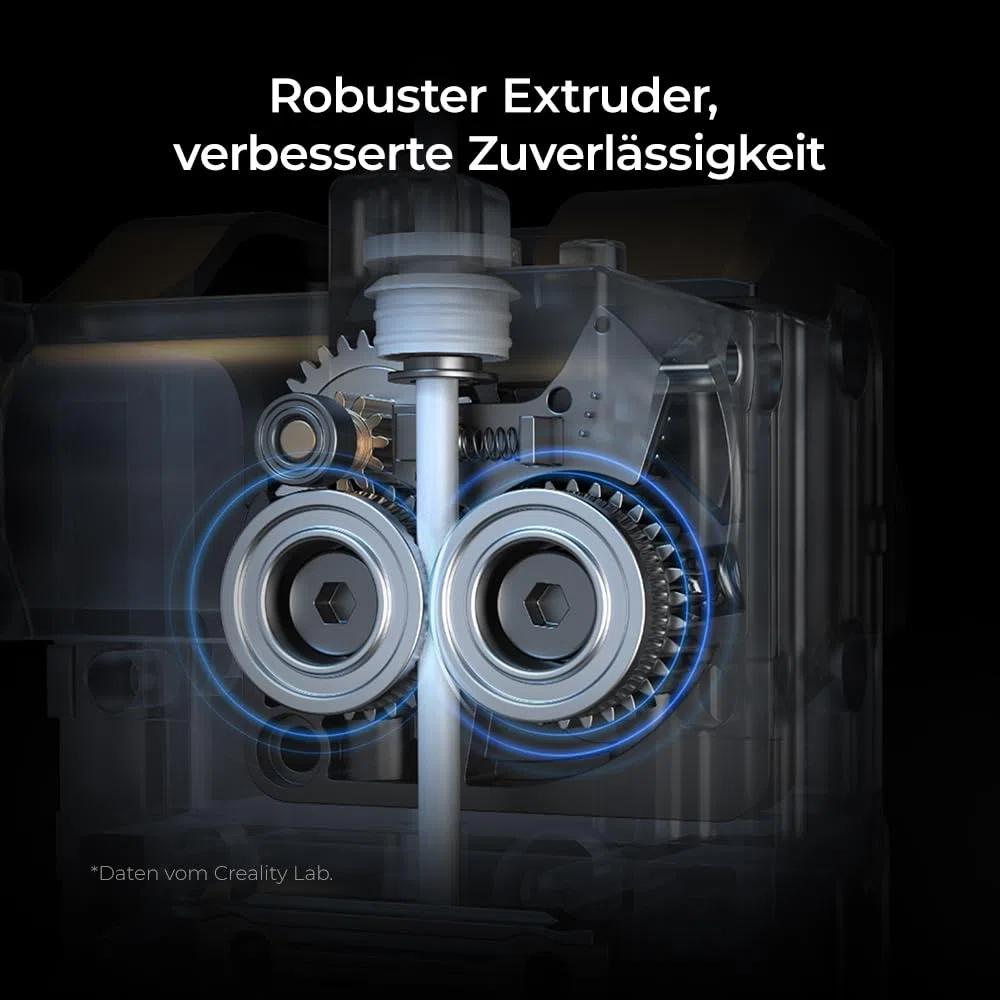 Creality K1C 2025 3D Drucker, CoreXY FDM Drucker mit 600 mm/s, AI-Kamera, Auto-Nivellierung, 300 °C Direktantrieb, Geschlossene Bauweise, für PLA, PETG, TPU, ABS, ASA & Carbonfaser