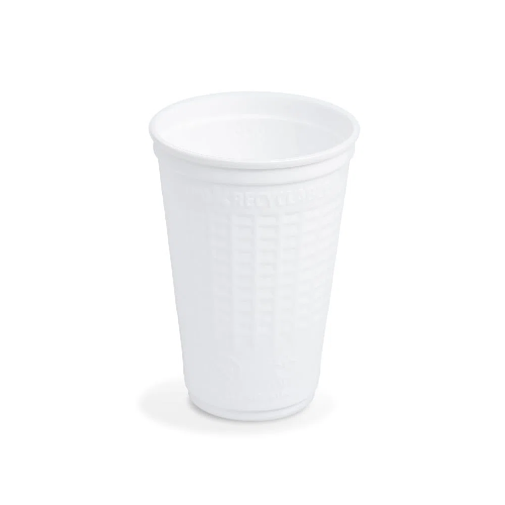 SWS 1250 Trinkbecher 200/250 ml Ø78mm weiß Glühweinbecher, Wintermarktbecher aus XPP