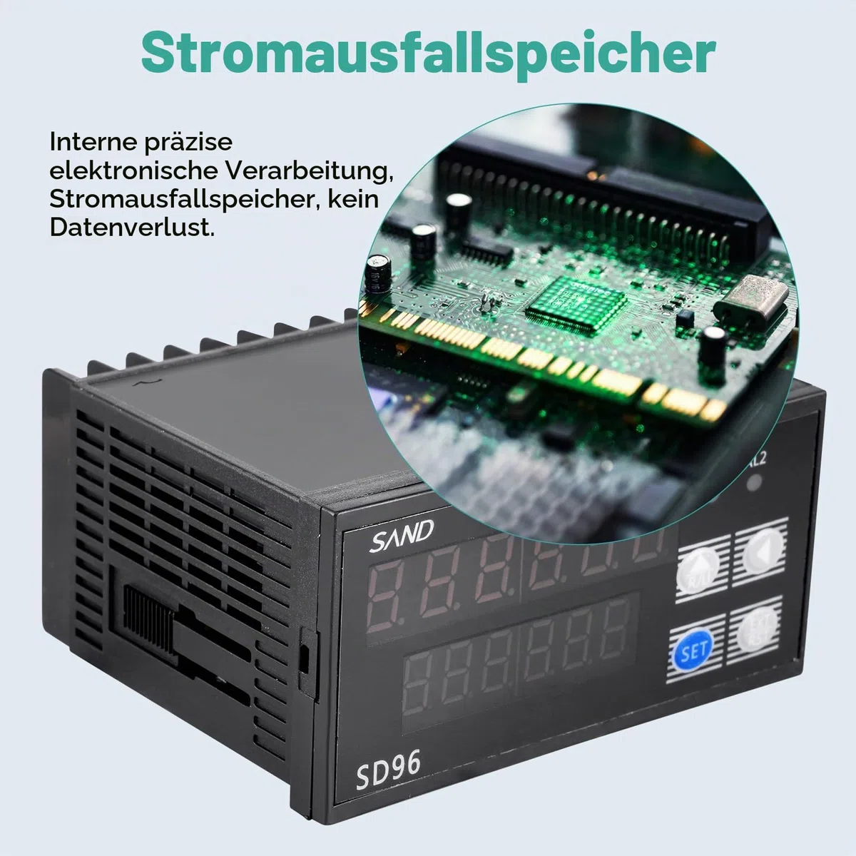 YJINGRUI Längenzähler Meterzähler 6-stelliger Digitaler Längenmesser mit Meterzählrad Längenmesserzähler 0-999999