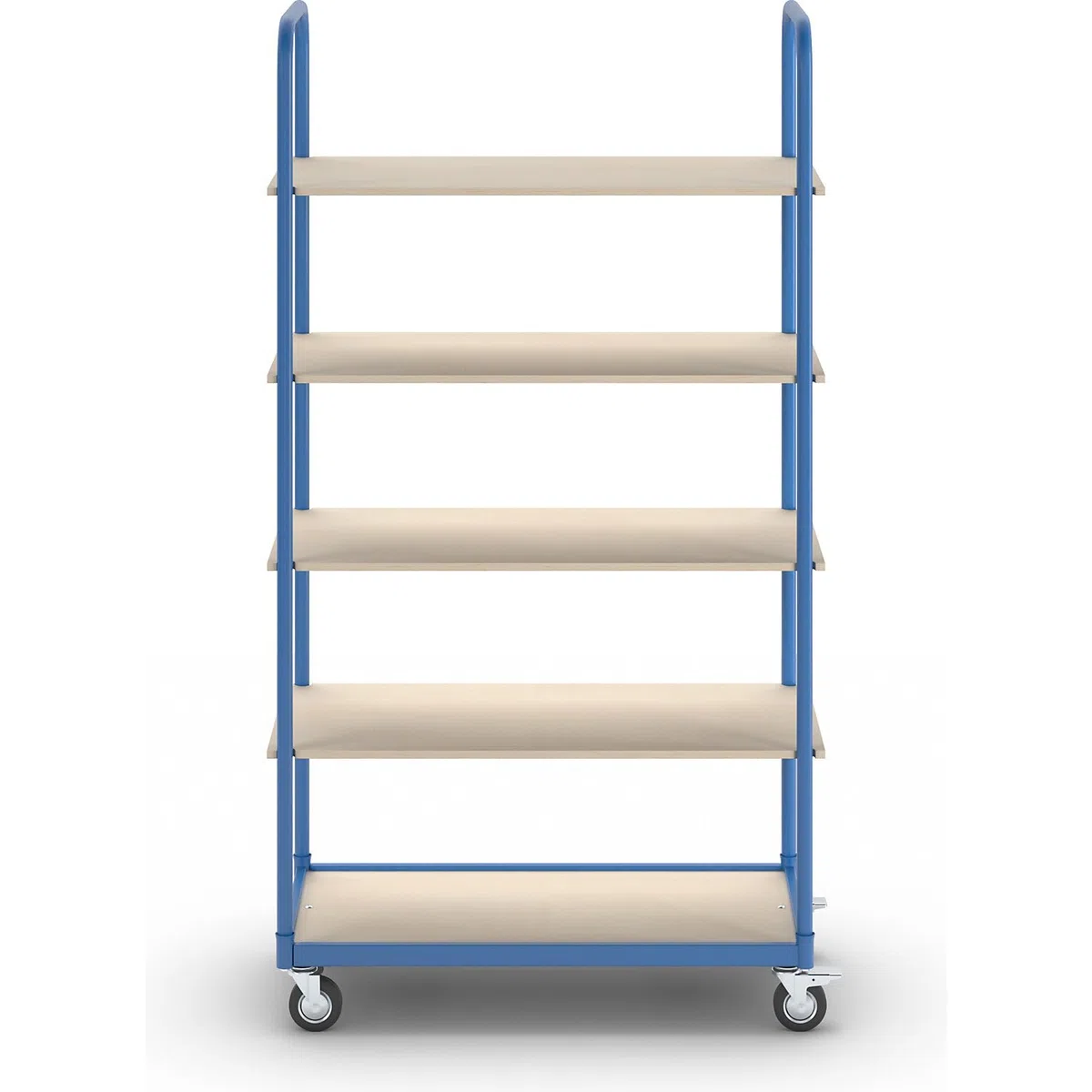 eurokraft | Etagenwagen | 5 Etagen | Ladeflächen-LxB 1050 x 475 mm