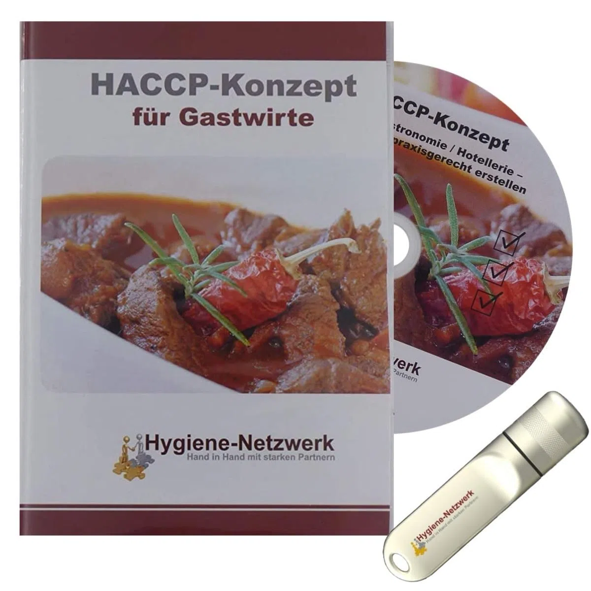 Hygiene Netzwerk HACCP-Konzept für Gastwirte | Checklisten & Arbeitsanweisungen | Hotel Gastronomie| Hygieneschulung | Infektionsschutzgesetz Schulung | Power-Point-Präsentation auf CD oder USB-Stick