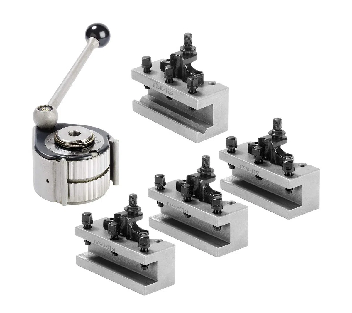 WABECO Schnellwechsel Stahlhalter Set Größe Aa (A0) System Multifix mit Bohrstahlhalter und Drehstahlhalter