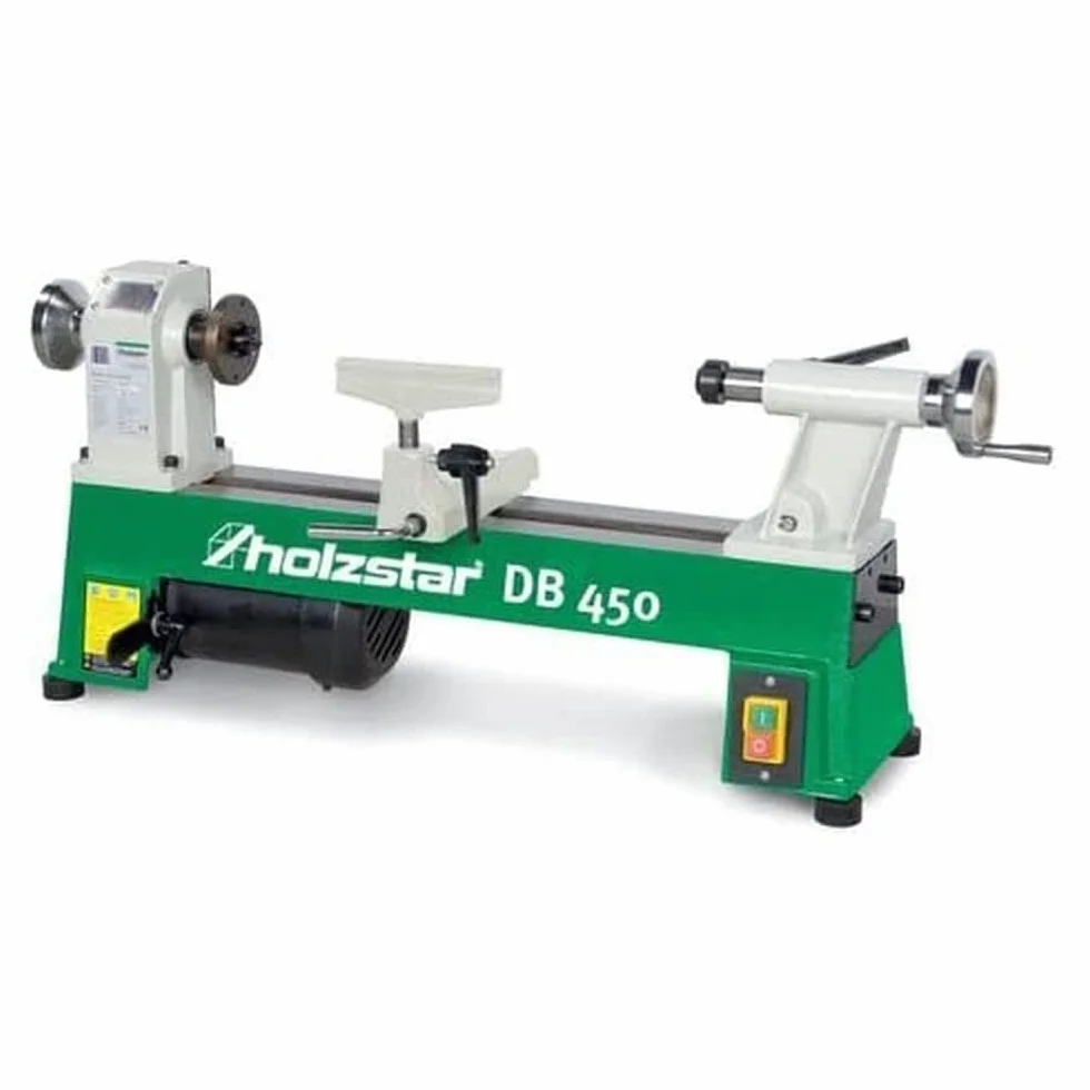 Holzstar Drechselbank „Klein“ DB 450 (230 V Drehdurchm. max. 254 mm, 5 Drehzahlstufen) 5920450