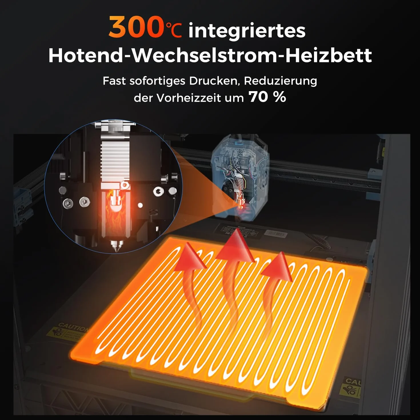 Sovol SV08 Core-XY 3D Drucker mit Kamera Voron 2.4 Open Source, 700mm/s Hochgeschwindigkeitsdruck, Open Source, 4 unabhängige Z-Motoren, Remote Control, Druckgröße 350x350x345 mm