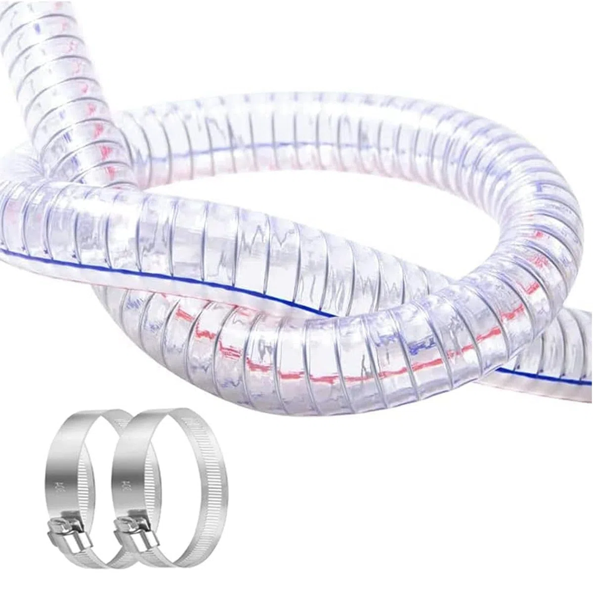 Spiralschlauch aus PVC-Stahldraht | 50–51 mm Boots-Lenzpumpenschlauch