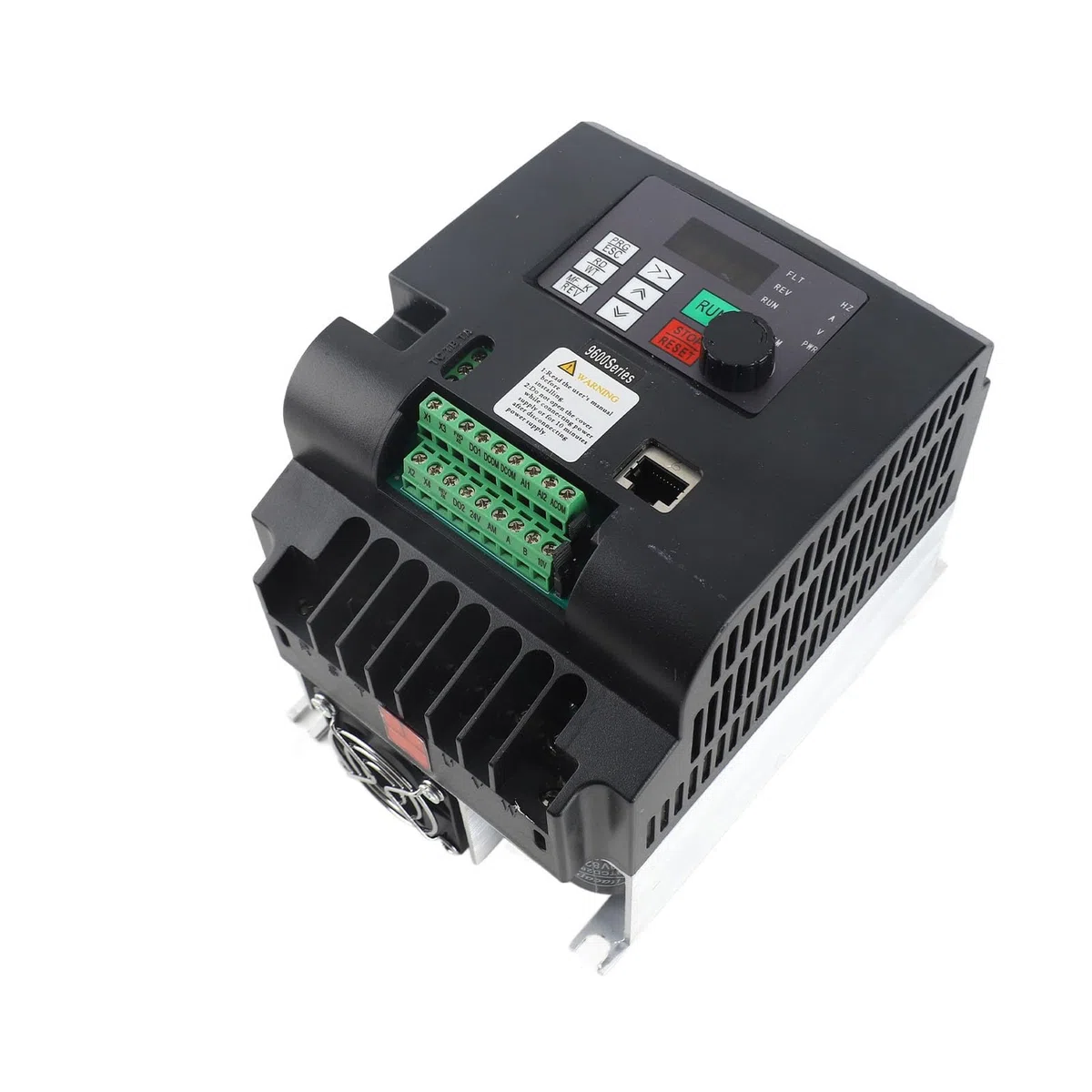 FTVOGUE 5,5 KW Solar-PV-Frequenzumrichter, 3-phasiger DC400-700V-Eingang, 0-380VAC-Ausgang mit MPPT-Controller für Privathaushalte, Unternehmen und Industrien