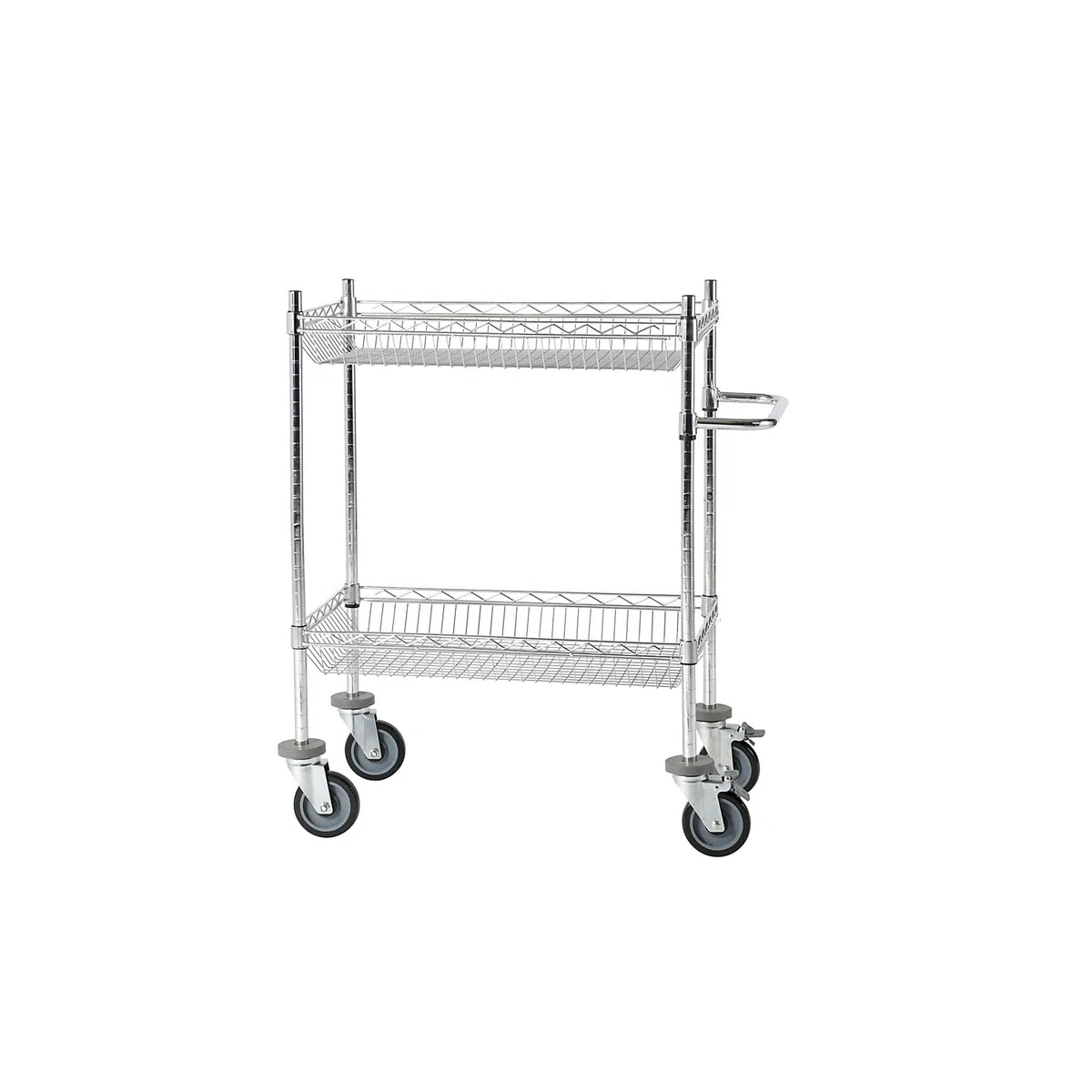 Certeo | Drahtgitter-Tischwagen