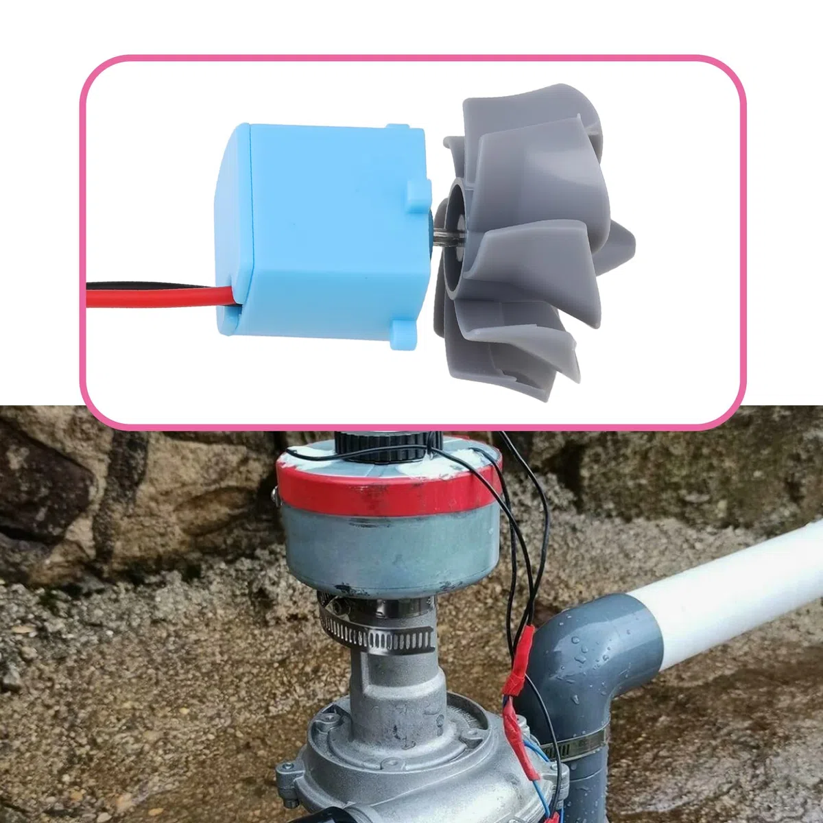 1 Pack Wasser Turbinen Generator Kit Kompatibel mit stem Lehrplan Kompatibel mit Wissenschaftsmesse Projekten
