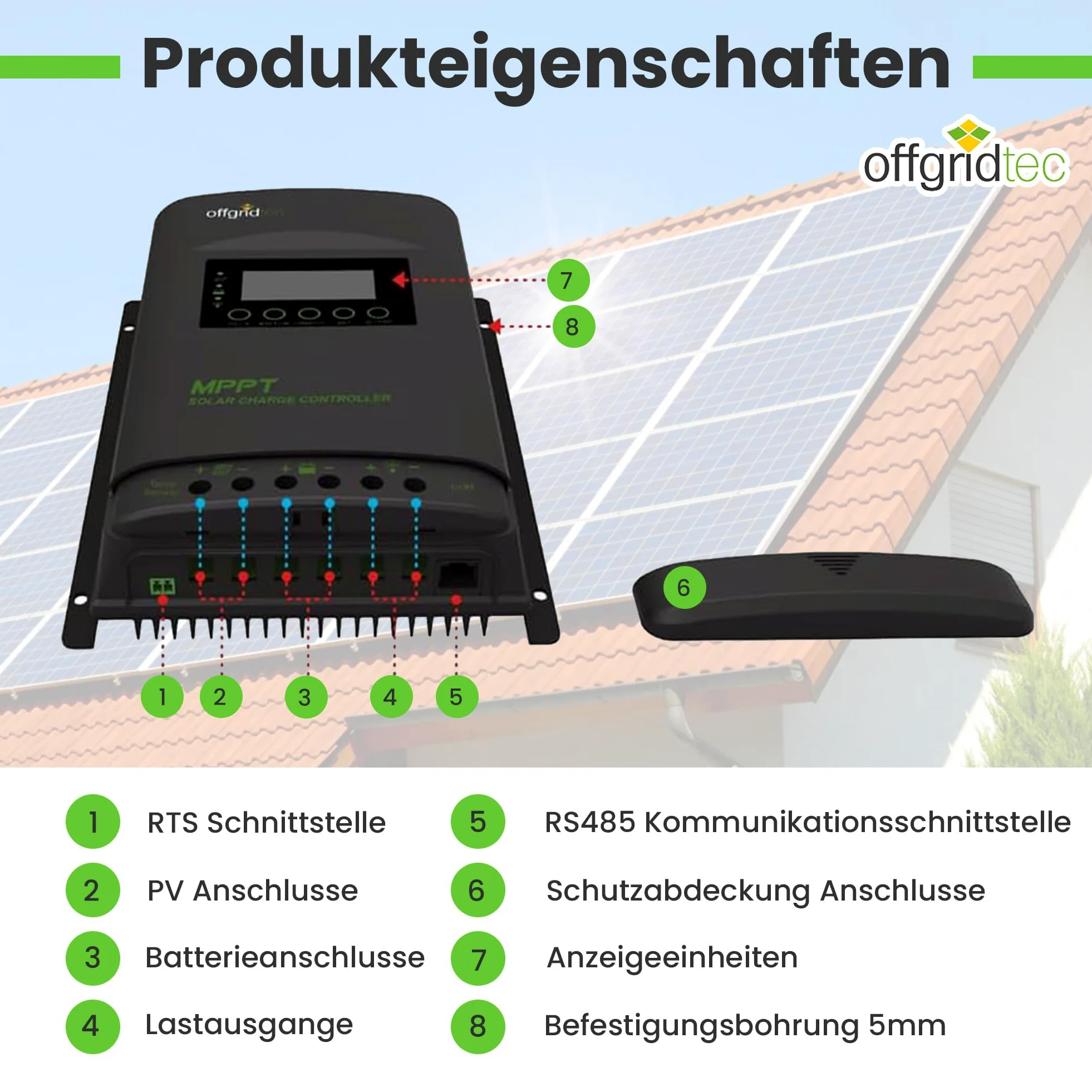 Offgridtec MPPT PRO-X 40A Laderegler 12V - 48V